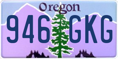 OR license plate 946GKG