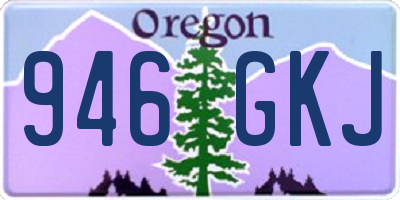 OR license plate 946GKJ