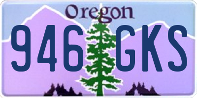 OR license plate 946GKS