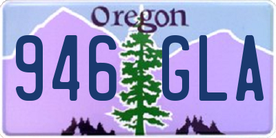 OR license plate 946GLA
