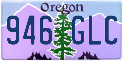 OR license plate 946GLC