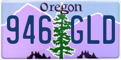 OR license plate 946GLD