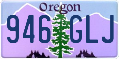 OR license plate 946GLJ