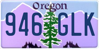 OR license plate 946GLK