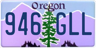 OR license plate 946GLL