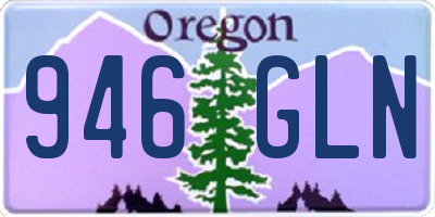 OR license plate 946GLN