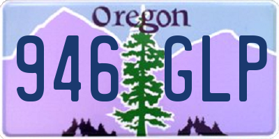 OR license plate 946GLP