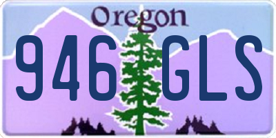 OR license plate 946GLS
