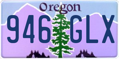 OR license plate 946GLX