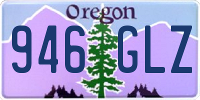 OR license plate 946GLZ