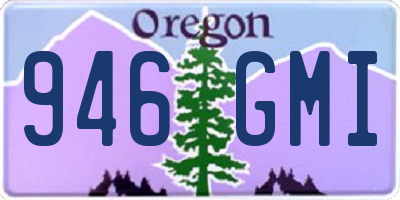 OR license plate 946GMI