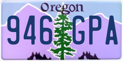 OR license plate 946GPA