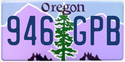 OR license plate 946GPB