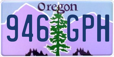 OR license plate 946GPH