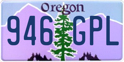 OR license plate 946GPL