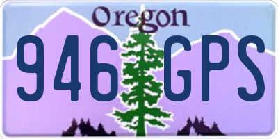 OR license plate 946GPS