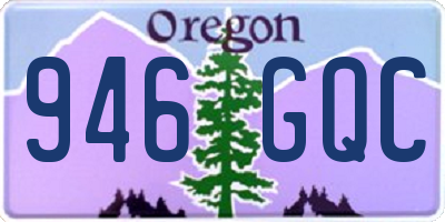 OR license plate 946GQC