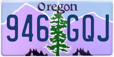 OR license plate 946GQJ