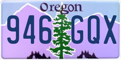 OR license plate 946GQX