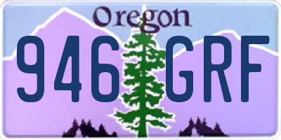 OR license plate 946GRF