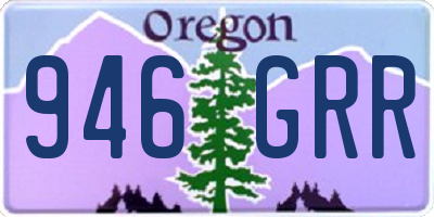 OR license plate 946GRR