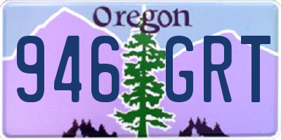 OR license plate 946GRT