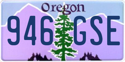 OR license plate 946GSE