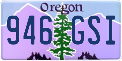 OR license plate 946GSI