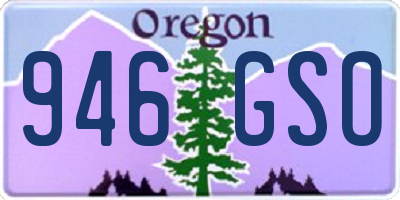 OR license plate 946GSO