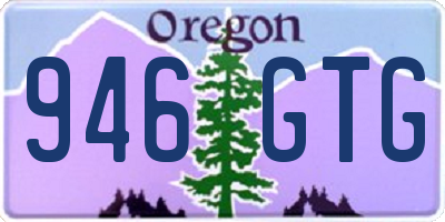 OR license plate 946GTG