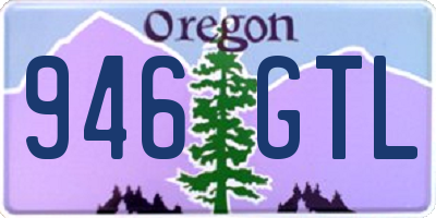 OR license plate 946GTL