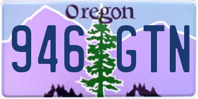 OR license plate 946GTN