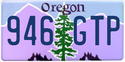OR license plate 946GTP