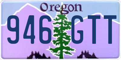 OR license plate 946GTT