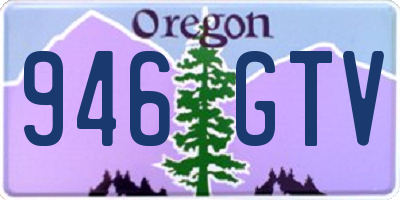OR license plate 946GTV