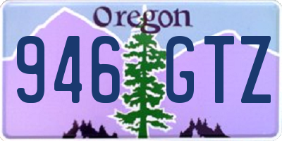 OR license plate 946GTZ
