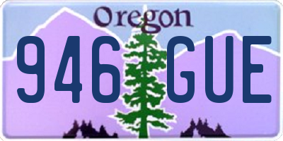 OR license plate 946GUE