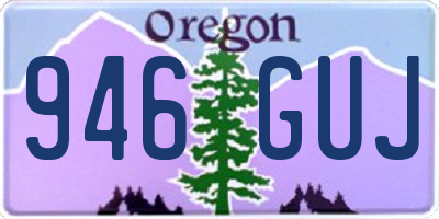 OR license plate 946GUJ