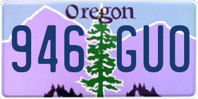 OR license plate 946GUO