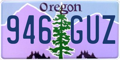 OR license plate 946GUZ