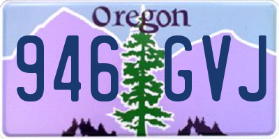 OR license plate 946GVJ