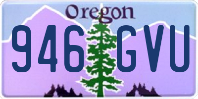 OR license plate 946GVU