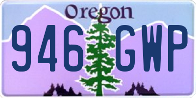 OR license plate 946GWP