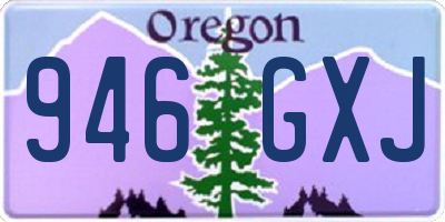 OR license plate 946GXJ