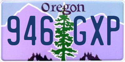 OR license plate 946GXP