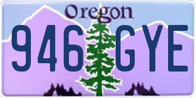 OR license plate 946GYE