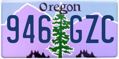 OR license plate 946GZC