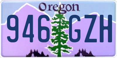 OR license plate 946GZH
