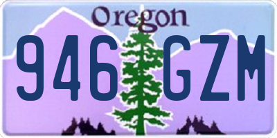 OR license plate 946GZM