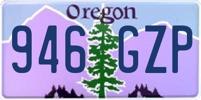 OR license plate 946GZP